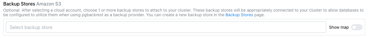 Configure your Backup Storage